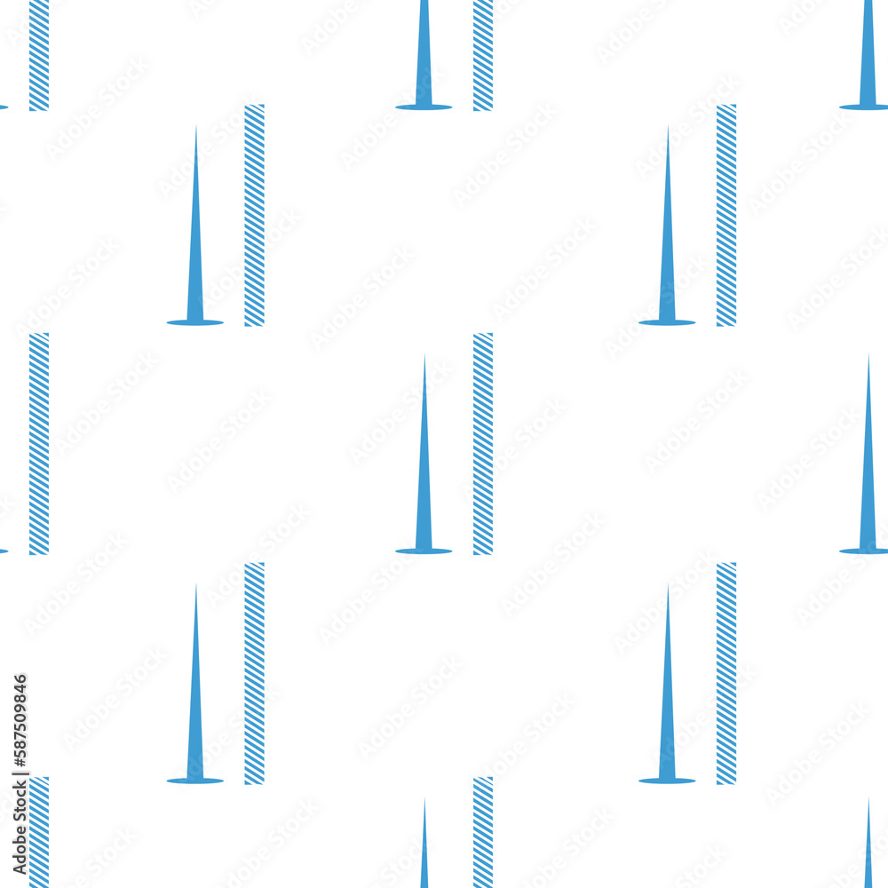 Digitally generated image of blue color nail and drill bit Digitally generated image of blue color nail and drill bit