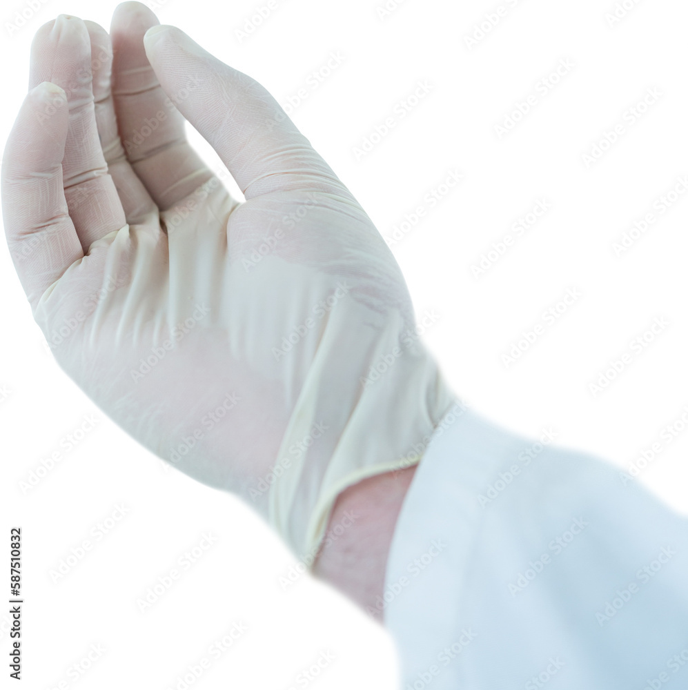 Fototapeta premium Cropped hand of male doctor gesturing