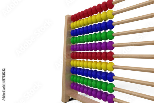 Illustration of toy abacus