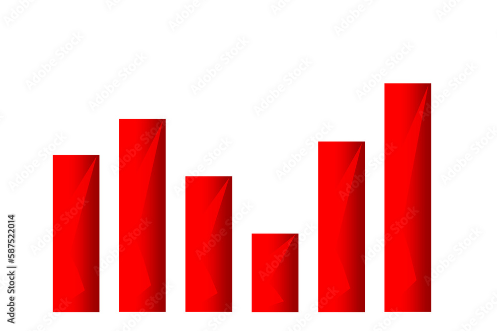 Red bar chart Red bar chart
