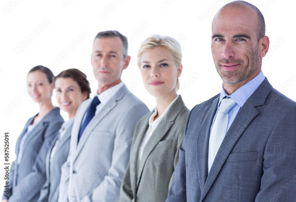 Business people looking at camera Business people looking at camera