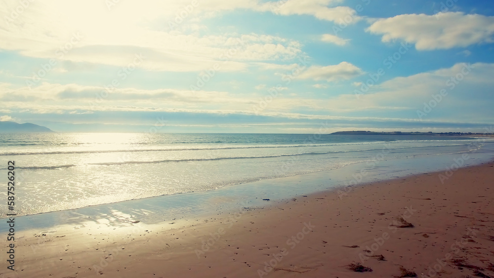 Idyllic view of seascape during sunset