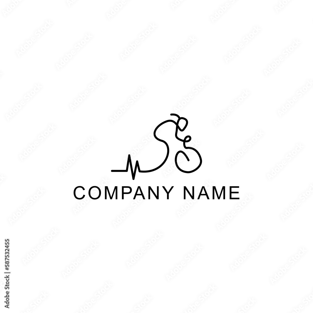 logo for company health bike logo for company health bike