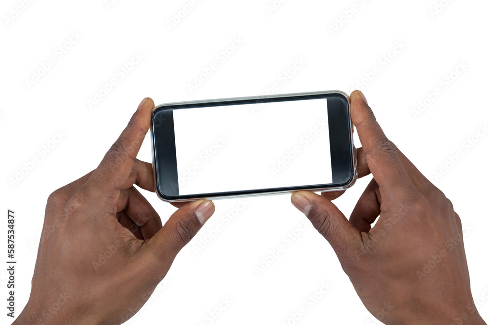 Close up of hand holding mobile phone Close up of hand holding mobile phone