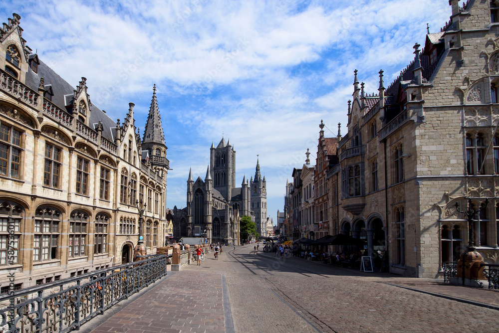 Belgium historic city of Ghent