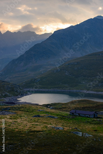 Black Lake, Gavia Pass, Italian Alps