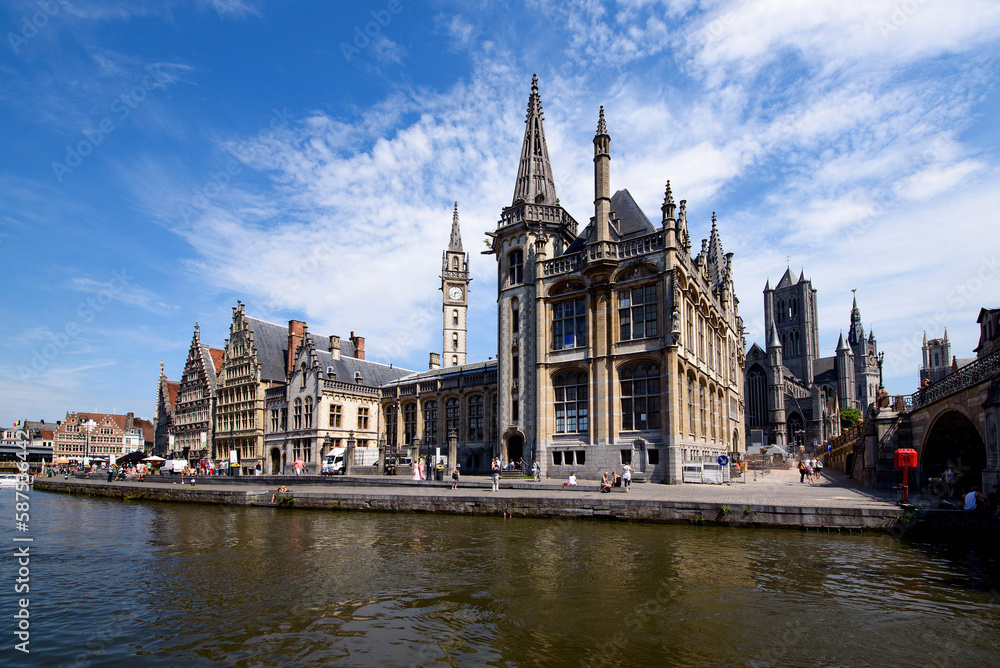 Historic city of Ghent, Belgium