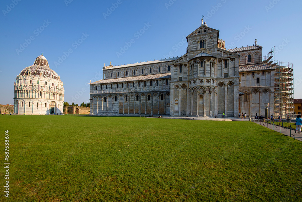 Pisa Cathedral, Piazza dei Miracoli in Pisa, Tuscany, Italy.