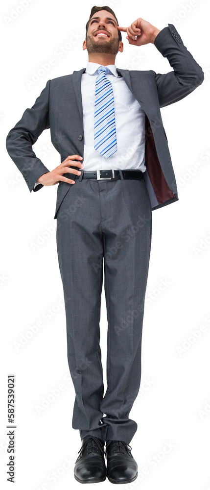 Thinking businessman Thinking businessman