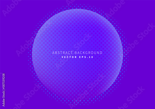 planet sphere with halftone particle texture modern art background use for advertisment poster website banner landing page product package design vector eps.