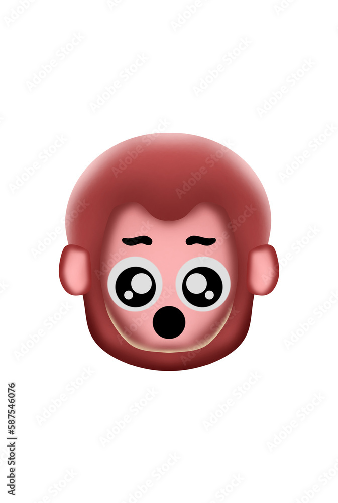 Monkey Expression Cartoon Character Emoticon Doodle Monkey Expression Cartoon Character Emoticon Doodle