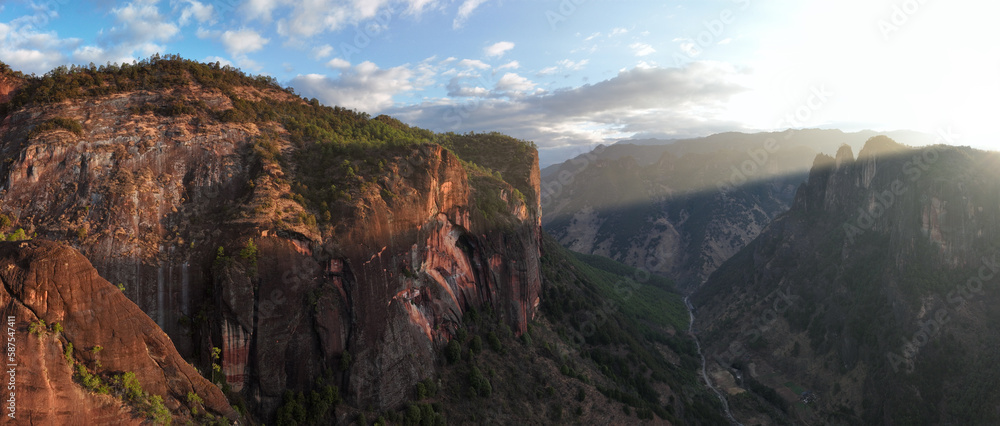 Wild mountains and forest in Yunnan, China