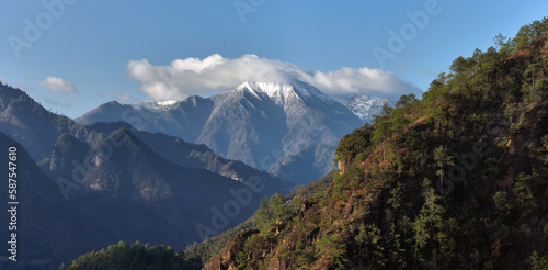 Wild mountains and forest in Yunnan  China