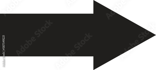 Free Download Black arrow Right vector Direction isolated on a white background. Simple black arrow - GFXLoad