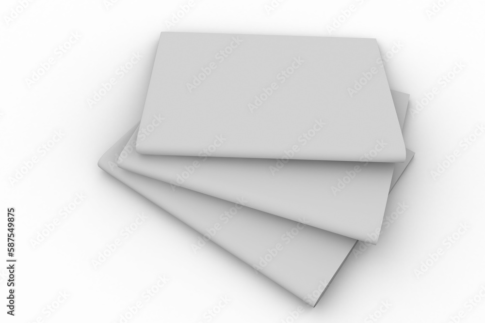 Blank document over white background Blank document over white background