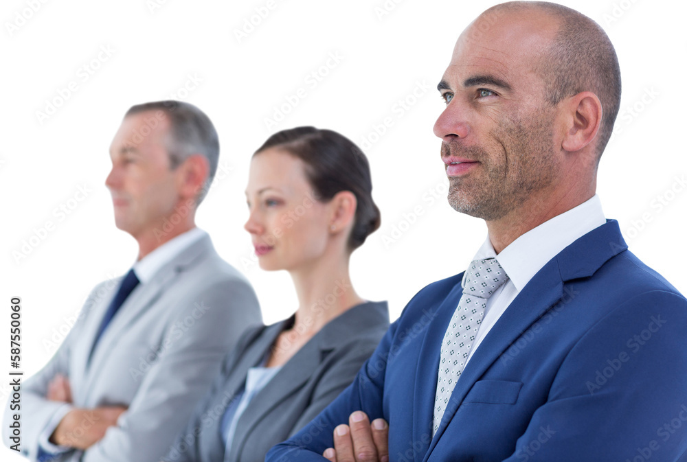 Business colleagues looking at camera Business colleagues looking at camera