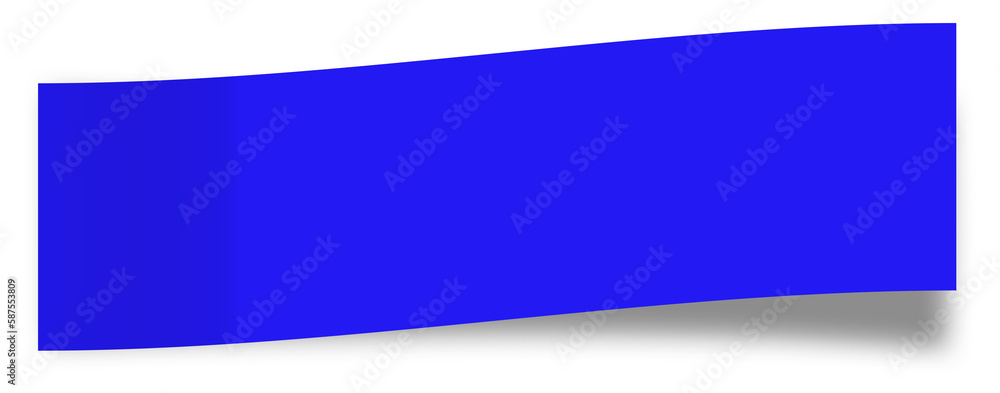 Blue paper over white background Blue paper over white background