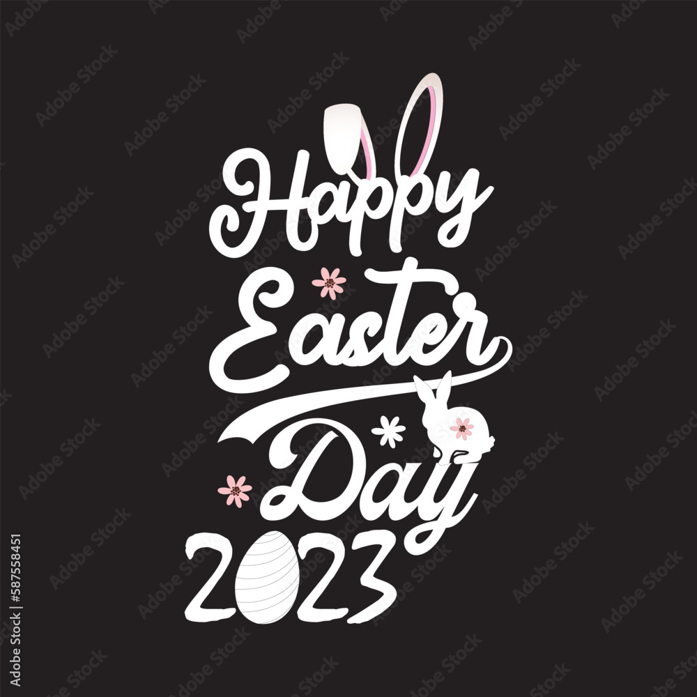 happy easter day 2023 T shirt design happy easter day 2023 T shirt design