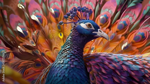 Psicodelic Peacock