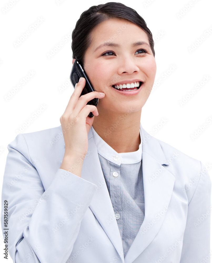 Close up of an businesswoman on phone Close up of an businesswoman on phone