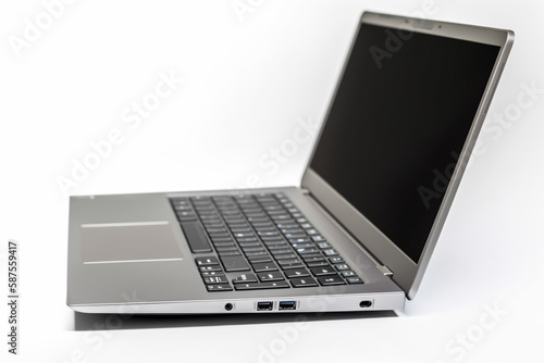 laptop isolated on white background