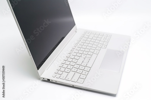 laptop isolated on white background