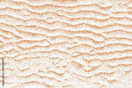 Abstract Sand Explosion Isolated On White Background. Design Element. Digitally Generated Image. Vector Illustration, Eps 10.