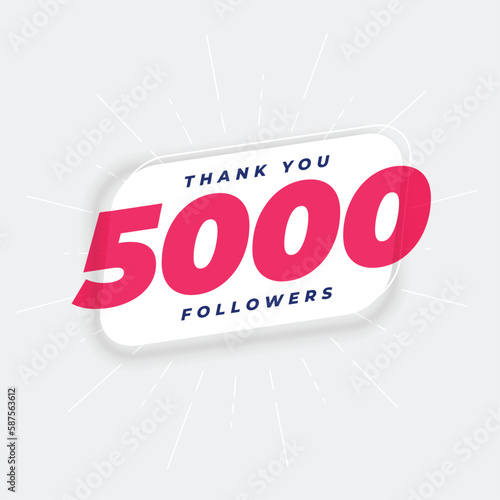 say thank you to your 5000 followers for supporting your channel's growth