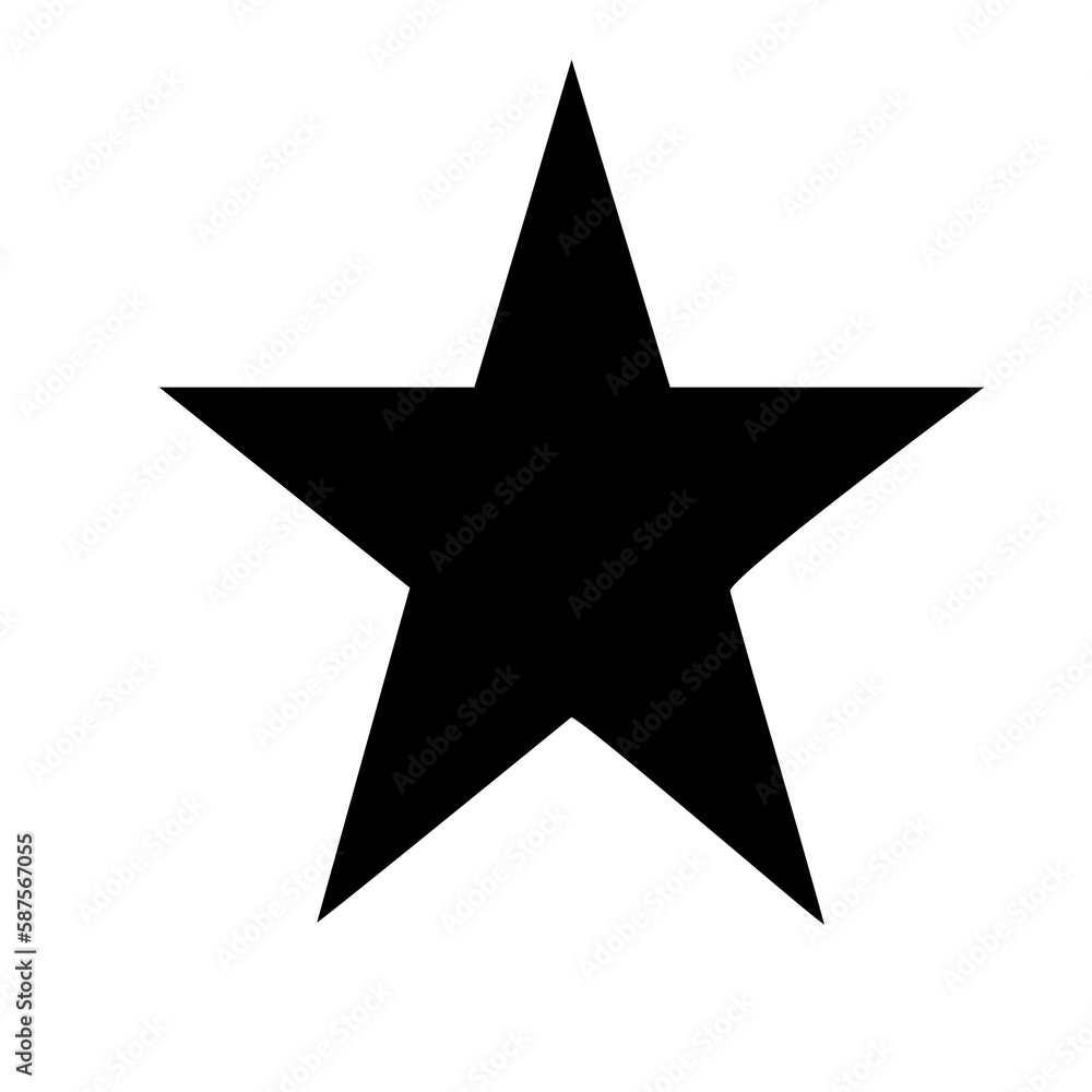 Obraz premium star on white background