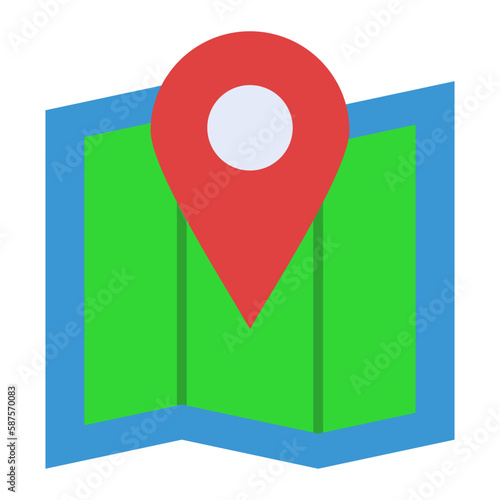 Free Download Navigation Flat Icon - GFXLoad