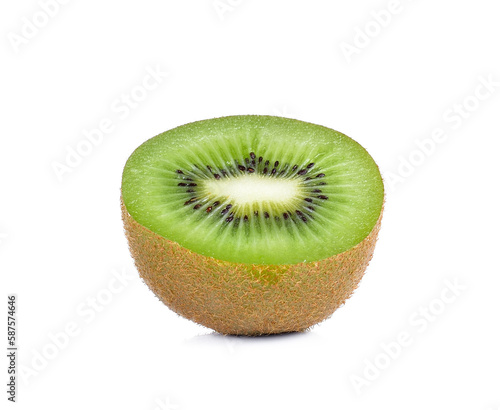 Juicy kiwi fruit isolated on  transparent png