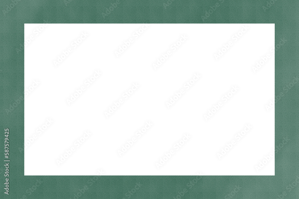 Fototapeta premium 緑色の深みのあるフレーム壁紙素材(透過)