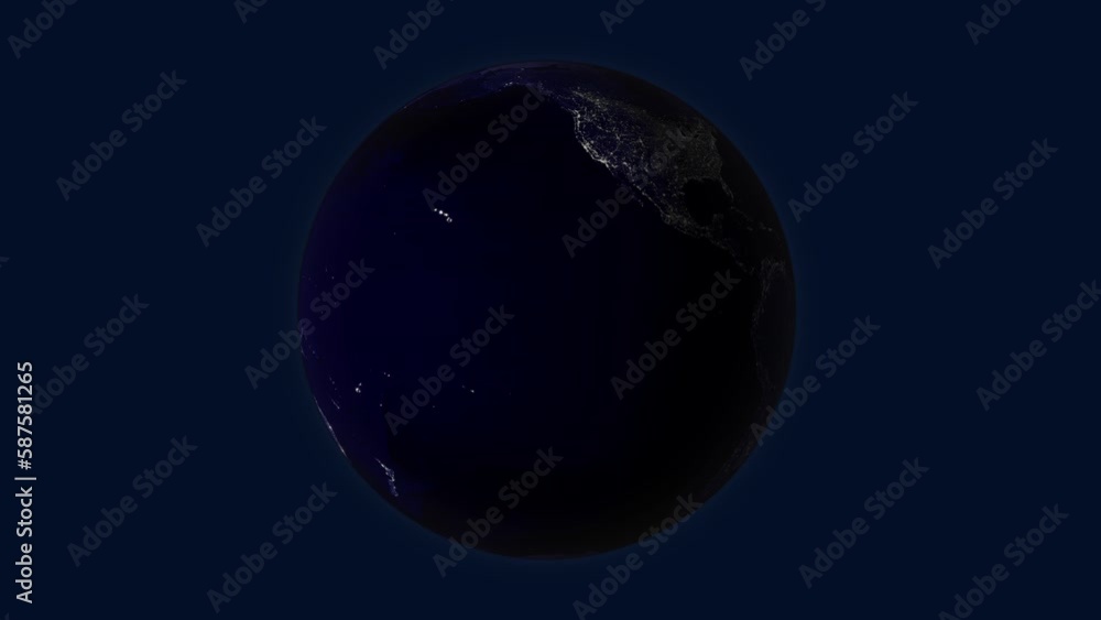Rotating earth 3d animation Rotating earth 3d animation