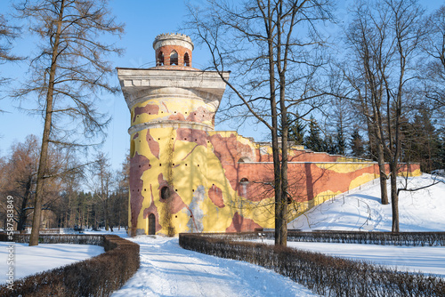 View of the ancient pavilion 