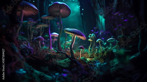 Mushrooms - Generative AI © KjellIvar