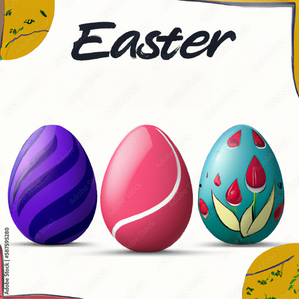 Easter egg poster
