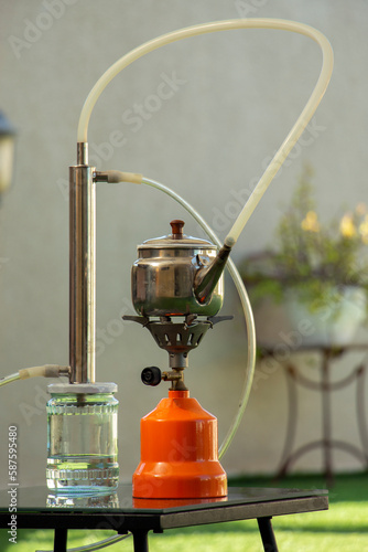 Homemade simple essential oil extractor for gin and other spirits making
