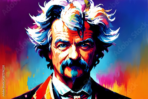 Mark Twain in various colorways