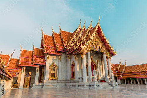 Architectural and landmarks of Bangkok, Thailand, Wat Benchamabophit Temple