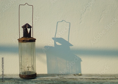 lamp on the beach