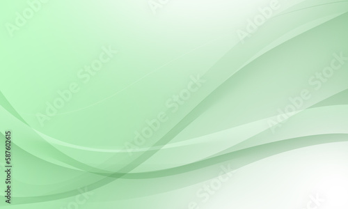 abstract green lines curve wave background