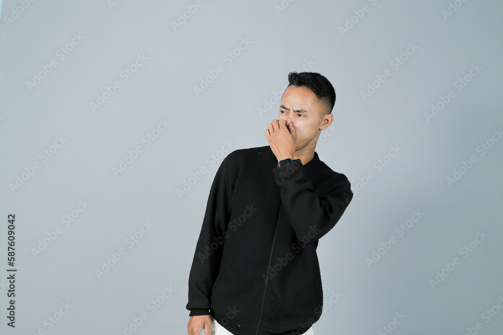 a young man wearing a black shirt a young man wearing a black shirt
