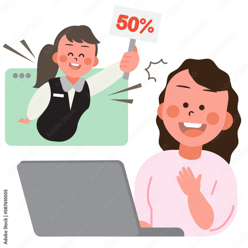 Customers using online shopping services Customers using online shopping services