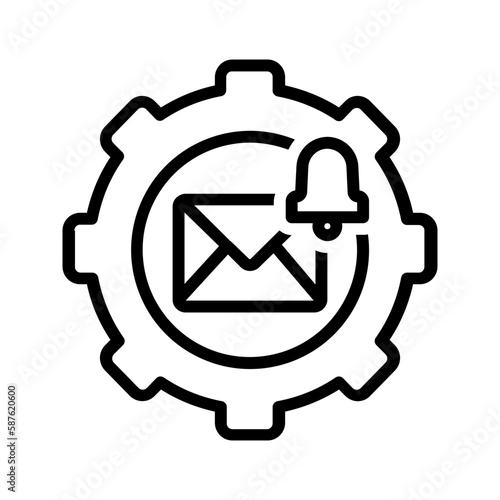 Black icon for Webhook notification