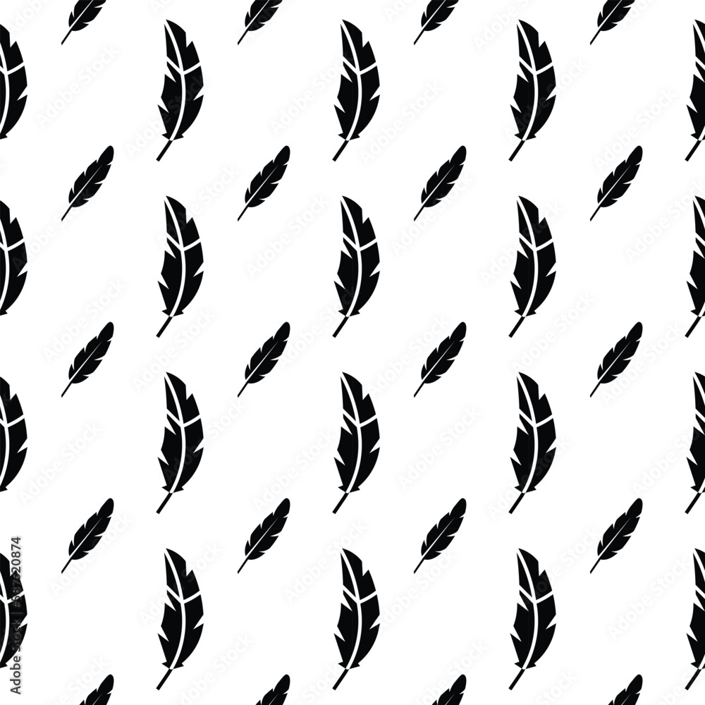 Feathers seamless pattern Feathers seamless pattern