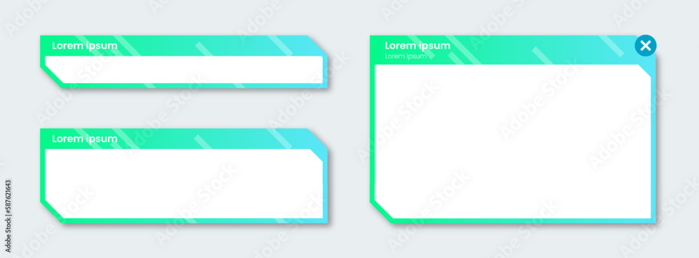 Futuristic lower third and pop up illustration. Video overlay element. Futuristic lower third and pop up illustration. Video overlay element.