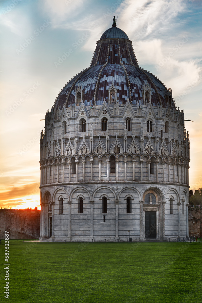 Baptistry of Pisa, Tuscany, Italy