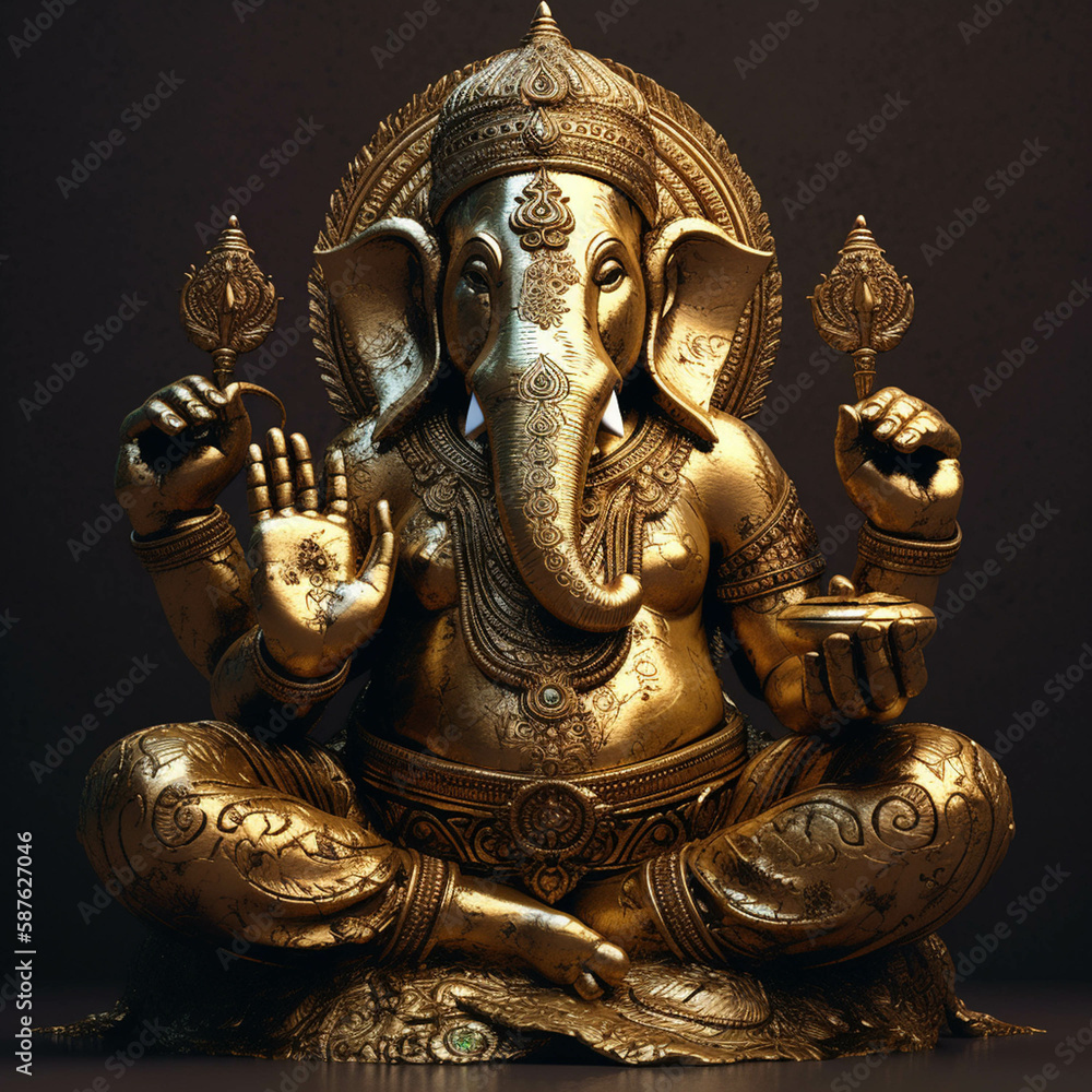 Obraz premium ガネーシャ, ganesha, พระคุณเชษฐา, गणेश (ganesha), アジア