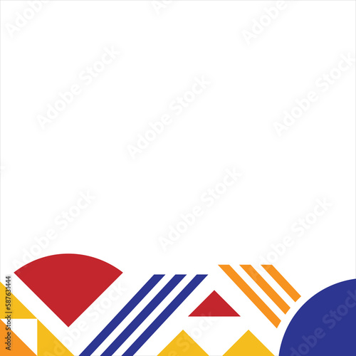 Free Download Geometric Header Footer - GFXLoad