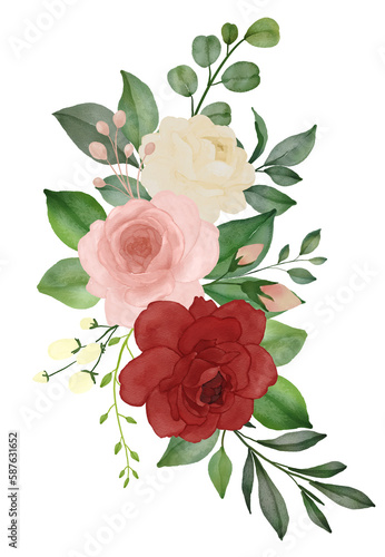 flower bouquet watercolor png